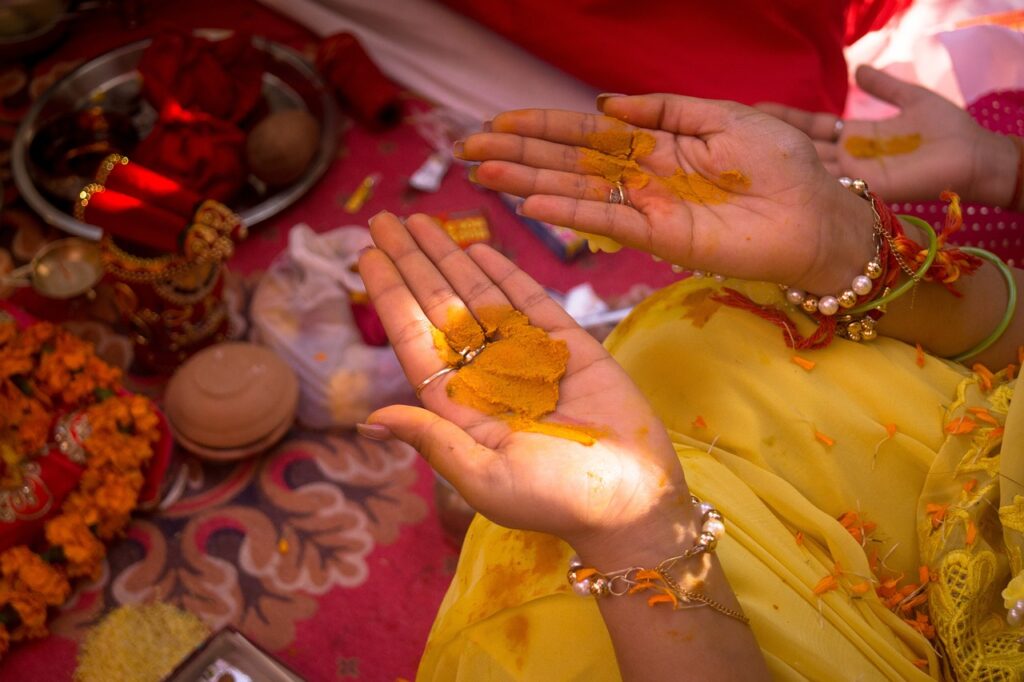 Haldi ceremony close-up shots Hyderabad