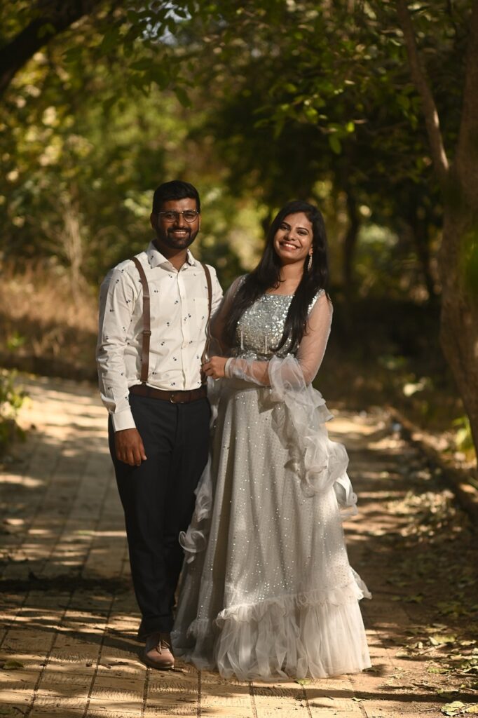 Romantic Couple in Sunset Glow